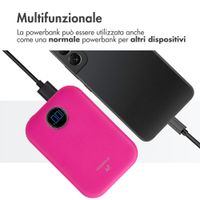 imoshion Powerbank Magnetic 10.000 mAh - Powerbank wireless - Hot Pink
