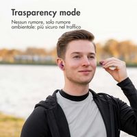 imoshion Aura Pro Auricolari in-ear wireless - Cancellazione attiva del rumore (ANC) - Bordeaux