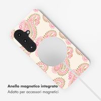 Selencia Cover posteriore Vivid con MagSafe Samsung Galaxy S26 - Paisley Blush
