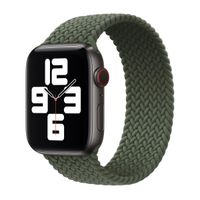Apple Cinturino Solo intrecciato Apple Watch | 44/45/46/49 mm - Taglia 4 - Inverness Green