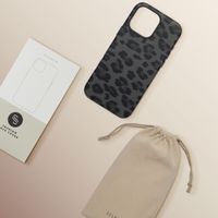 Selencia Cover Sabi Stampa pantera con MagSafe Apple iPhone 16 Pro Max - Midnight Black