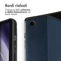 Accezz Cover Tablet Classica Samsung Galaxy Tab A9 Plus - Blu scuro