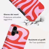 Selencia Cover Posteriore Vivid Apple iPhone 16 - Dream Swirl Pink