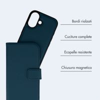imoshion Cover a libro di lusso 2-in-1 rimovibile Apple iPhone 17 - Blu