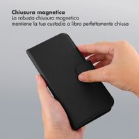 Accezz Cover a libro Edge rimovibile con MagSafe Samsung Galaxy A27 (5G) - Nero