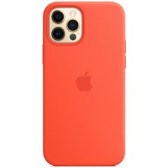 Apple Cover Posteriore in Silicone con MagSafe Apple iPhone 12 (Pro) - Electric Orange