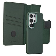 Accezz Cover in pelle 2 in 1 con MagSafe Samsung Galaxy S26 Ultra - Cedar Green