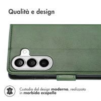 imoshion Cover a libro di Lusso Samsung Galaxy S26 - Verde