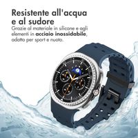 imoshion Cinturino Ocean in silicone Samsung Galaxy Watch 8 (40/44mm) / Classic (46mm) - Blu scuro