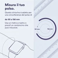 Apple Cinturino Solo intrecciato Apple Watch | 44/45/46/49 mm - Taglia 4 - Black Unity
