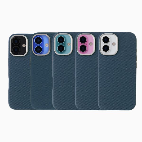 Accezz Cover Mesh con MagSafe Apple iPhone 16 - Blu scuro