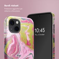 Selencia Cover posteriore Vivid con MagSafe Apple iPhone 13 - Marble Pink
