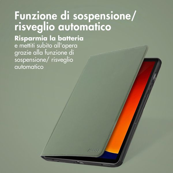 Accezz Cover Tablet Classica Samsung Galaxy Tab S10 Ultra / Tab S9 Ultra - Verde