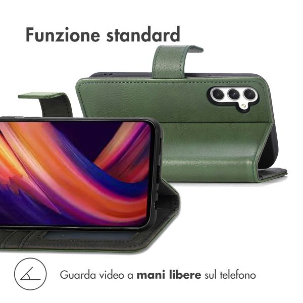 imoshion Cover a libro di Lusso Samsung Galaxy A25 (5G) - Verde