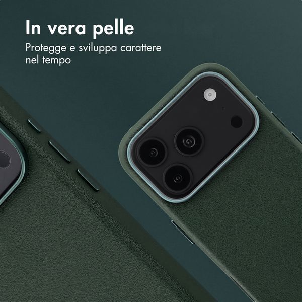 Accezz Cover in Pelle con MagSafe Apple iPhone 18 Pro Max / 17 Pro Max - Cedar Green