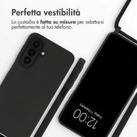 imoshion Cover in Silicone con Cordino Samsung Galaxy A27 (5G) - Nero