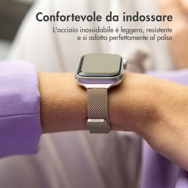 imoshion Cinturino sottile Milanese Apple Watch | 38/40/41/42 mm - Champagne