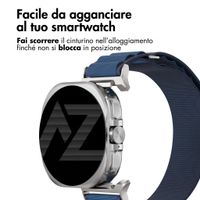 Accezz Cinturino in nylon Alpine Samsung Galaxy Watch Ultra 2 (2026) / Ultra (2024/2025) - Dark Blue