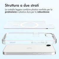 Accezz Cover posteriore Xtreme Impact con MagSafe Apple iPhone 17e / 16e - Trasparente