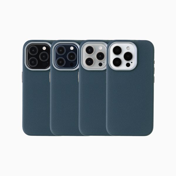 Accezz Cover Mesh con MagSafe Apple iPhone 15 Pro - Blu scuro