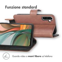 imoshion Cover a libro di Lusso Samsung Galaxy A36 - Marrone
