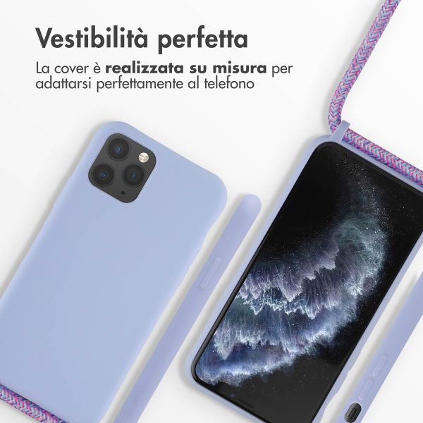 imoshion Cover in Silicone con Cordino Apple iPhone 11 Pro - Viola