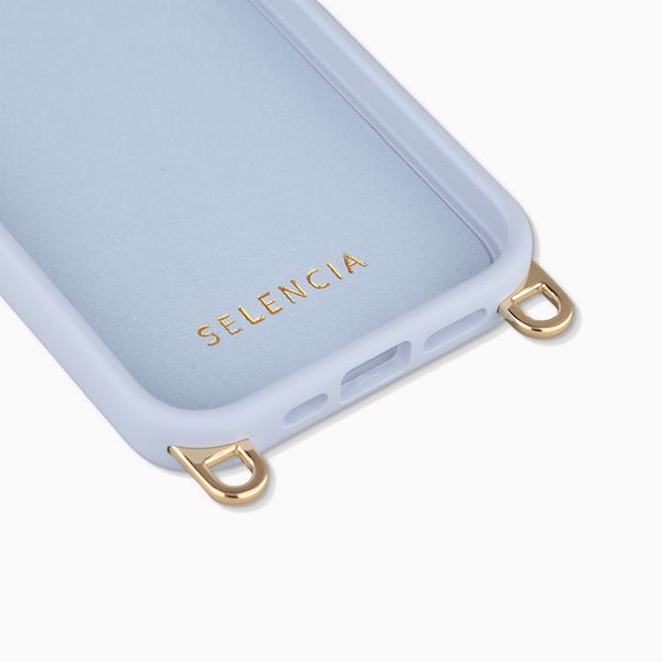 Selencia Cover posteriore Rivièra con MagSafe con ganci rimovibili Apple iPhone 15 Pro - Powder Blue