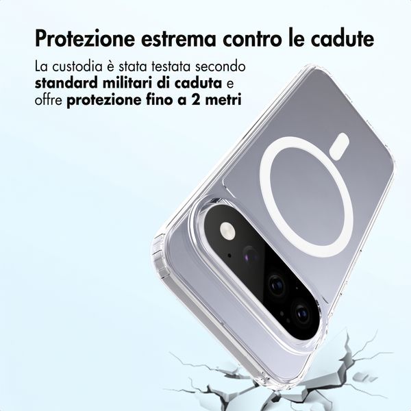 Accezz Cover posteriore Xtreme Impact con MagSafe Google Pixel 11 Pro - Trasparente