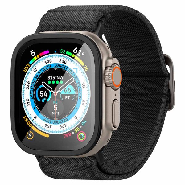 Spigen Glas.tR Slim Pro pellicola protettiva Apple Watch Ultra 1 / 2 - 49 mm - Nero