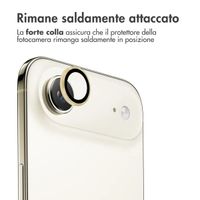imoshion Pellicola protettiva 2 pack per la fotocamera Apple iPhone Air - Light Gold