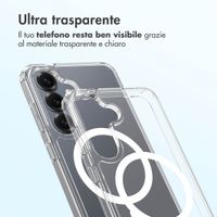 Accezz Cover posteriore Xtreme Impact con MagSafe Samsung Galaxy S25 - Trasparente