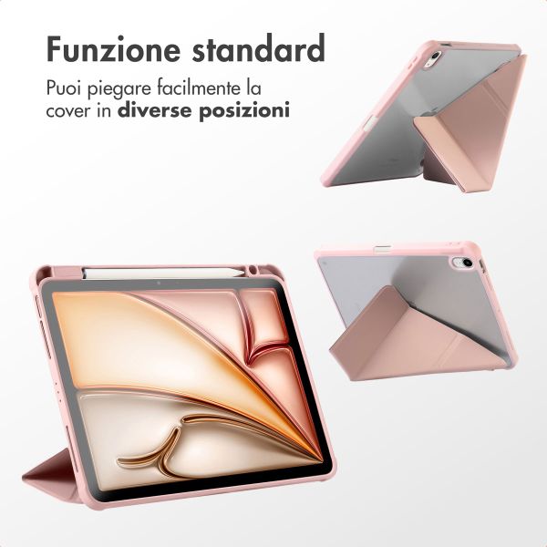 imoshion Cover Origami Apple iPad 11 (2025) 11 pollici A16 / iPad 10 (2022) 10.9 pollici - Rosa