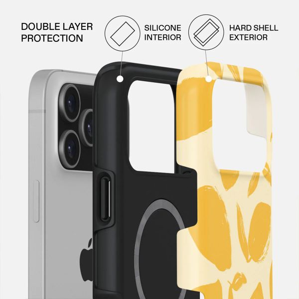 Burga Cover Posteriore Resistente con MagSafe Apple iPhone 17 Pro - Lemon Tart