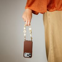 Selencia Cover posteriore Rivièra con MagSafe con ganci rimovibili Samsung Galaxy A37 (5G) - Choco Brown