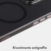 Accezz Cover Lite con MagSafe | Fluted | Apple iPhone 16 Pro - Nero