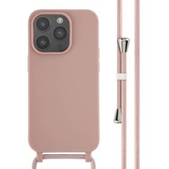 imoshion Cover in Silicone con Cordino Apple iPhone 14 Pro - Sand Pink