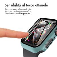 imoshion Cover rigida integrale Apple Watch 4 / 5 / 6 / SE - 44 mm - Verde scuro