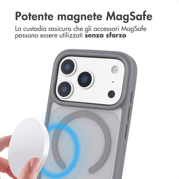 imoshion Cover posteriore Color Guard con MagSafe Apple iPhone 18 Pro Max / 17 Pro Max - Grigio