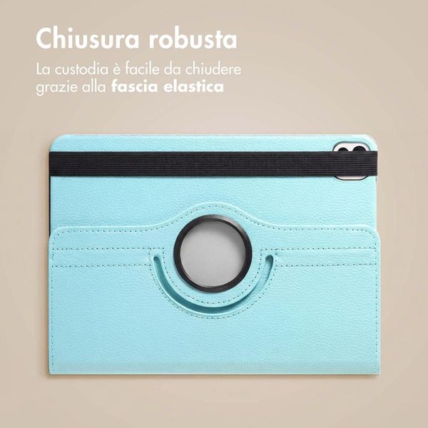 imoshion Cover Girevole a 360° Apple iPad Pro 13 (2025) M5 / (2024) M4 - Azzurro
