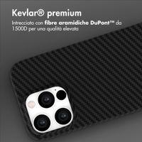 Accezz Cover MagSafe Kevlar® Apple iPhone 15 Pro - Nero