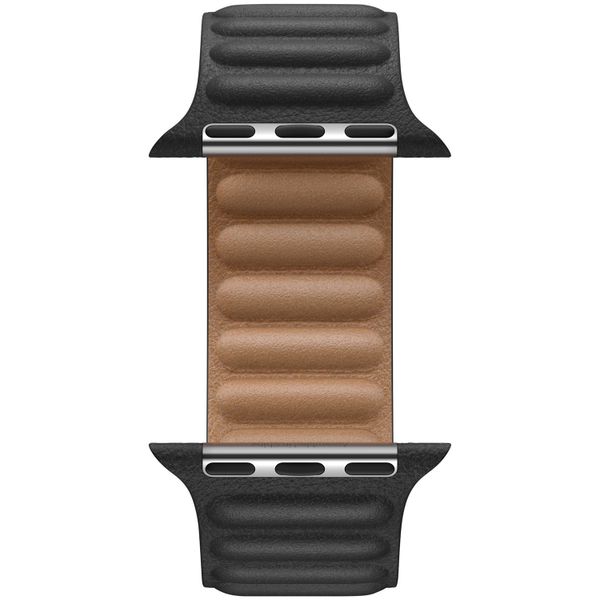 Apple Cinturino Leather Link Apple Watch | 38/40/41/42 mm - Taglia S/M - Nero