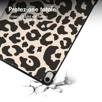 imoshion Cover Trifold Design Apple iPad Air 13 pollici (2026) M4 / (2025) M3 / (2024) M2 - Leopard