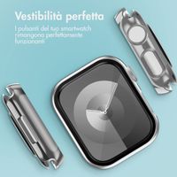imoshion Cover rigida integrale lucida Apple Watch 7 / 8 / 9 - 45 mm - Argento