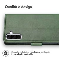 imoshion Cover a libro di Lusso Samsung Galaxy A36 - Verde