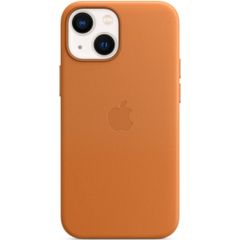 Apple Cover in Pelle MagSafe iPhone 13 Mini - Golden Brown