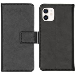 imoshion Cover a libro di Lusso Apple iPhone 12 Mini - Nero