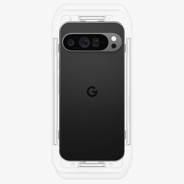 Spigen Vetro temperato GLAStR EZ Fit, confezione da 2 + Applicatore Google Pixel 9 Pro XL / 10 Pro XL