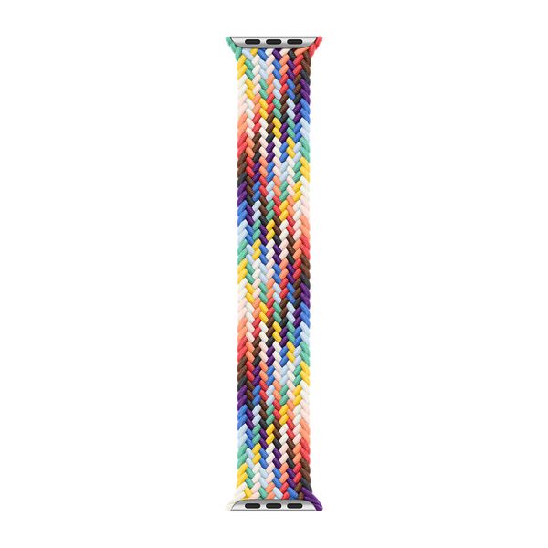 Apple Cinturino Solo intrecciato Apple Watch | 44/45/46/49 mm - Taglia 2 - Pride Edition