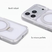 Accezz Cover con anello e supporto con MagSafe Apple iPhone 18 Pro Max / 17 Pro Max - Trasparente