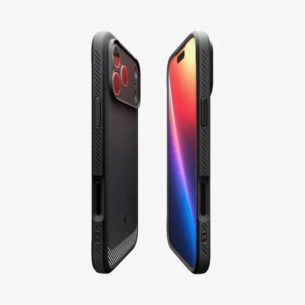Spigen Cover Rugged Armor con MagSafe Apple iPhone 17 Pro Max - Matte Black